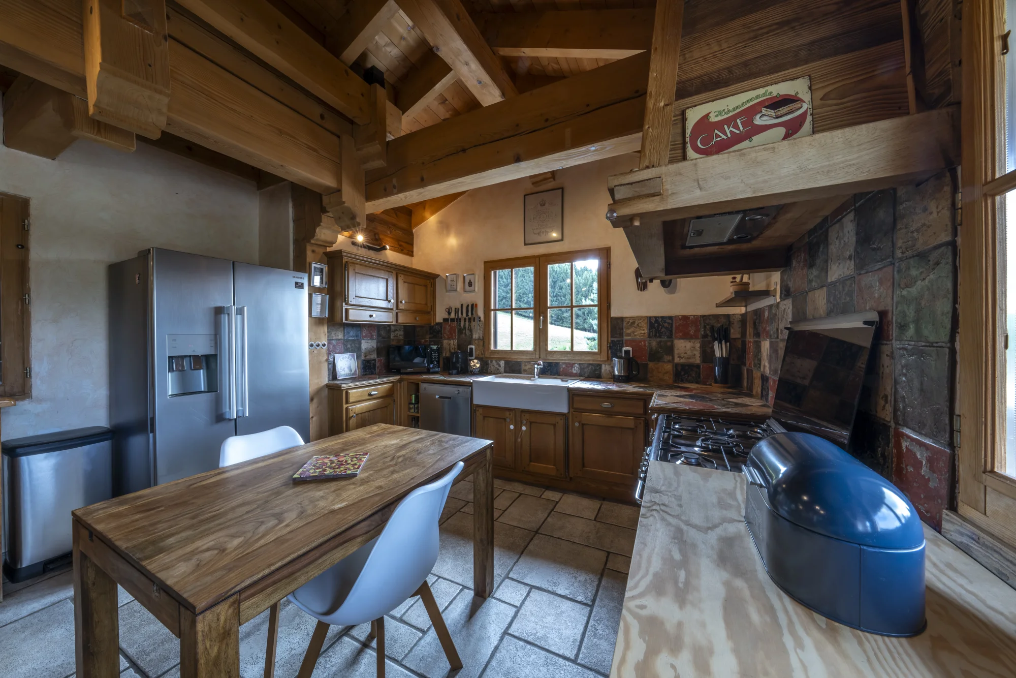 Cuisine équipée du chalet